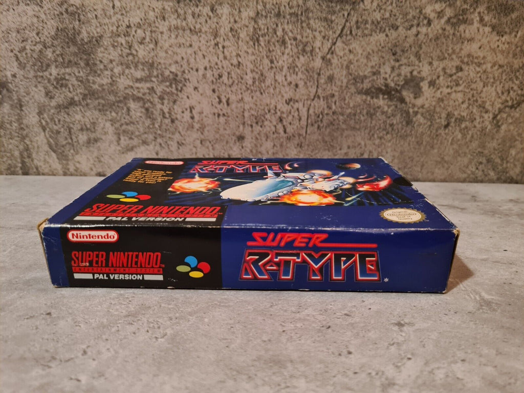 SNES Super Nintendo Super R-Type mit OVP und Anleitung UKV - T-Retro-Games 