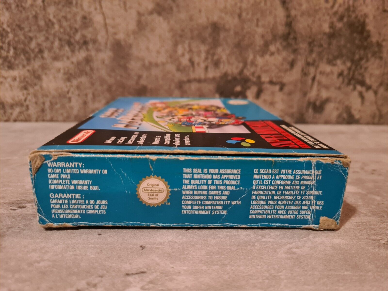 SNES Super Nintendo Super Mario Kart mit OVP und Anleitung FAH - T-Retro-Games 