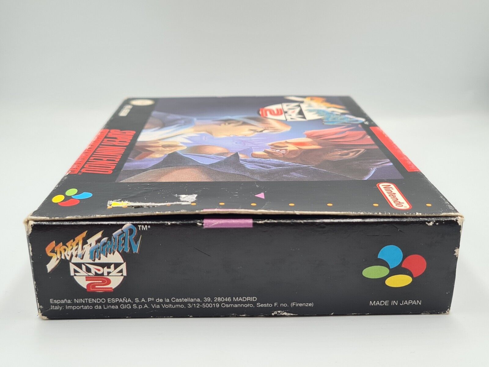 SNES Super Nintendo Street Fighter Alpha 2 mit OVP und Anleitung NEAI - T-Retro-Games 