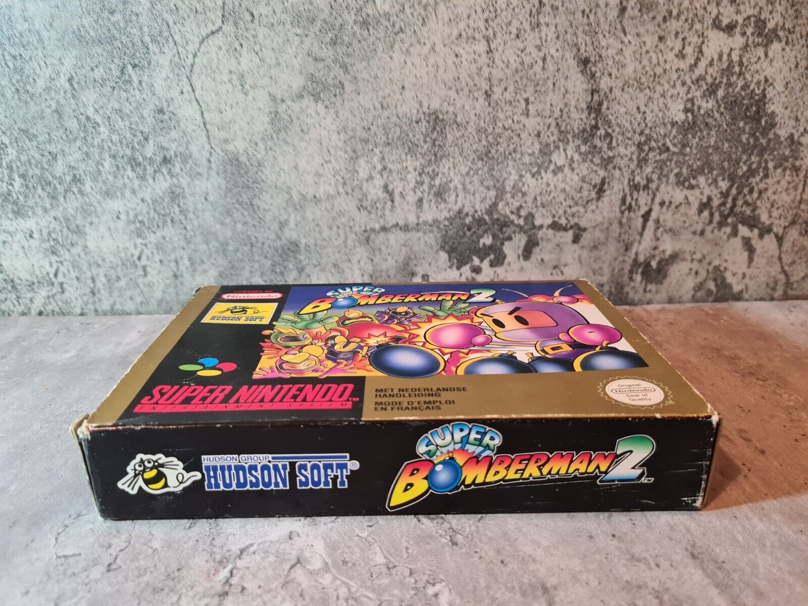 SNES Super Nintendo Super Bomberman 2 mit OVP und Anleitung FAH - T-Retro-Games 
