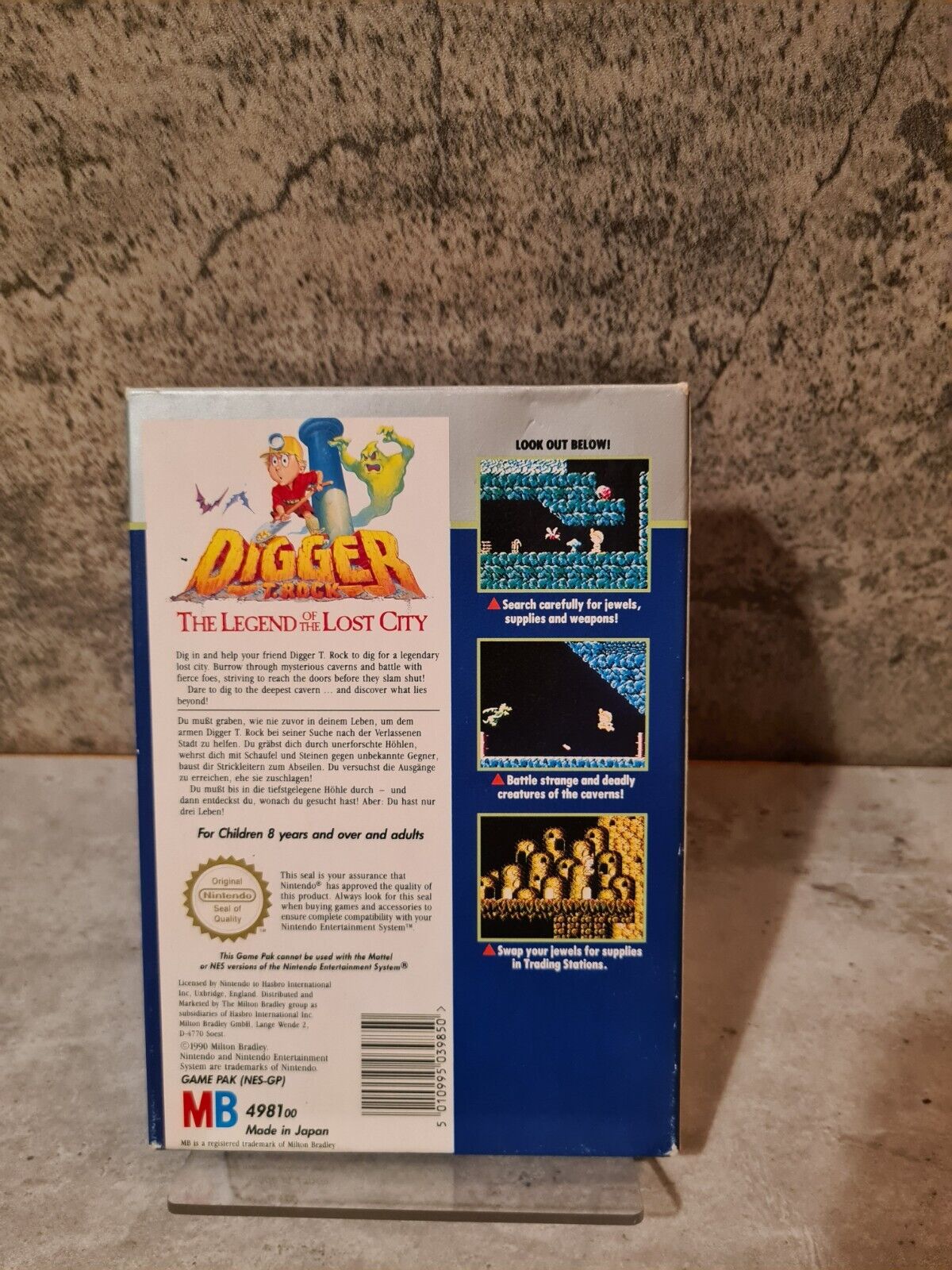 NES Digger T. Rock The Legend of The Lost City mit OVP und Anleitung NOE - T-Retro-Games 