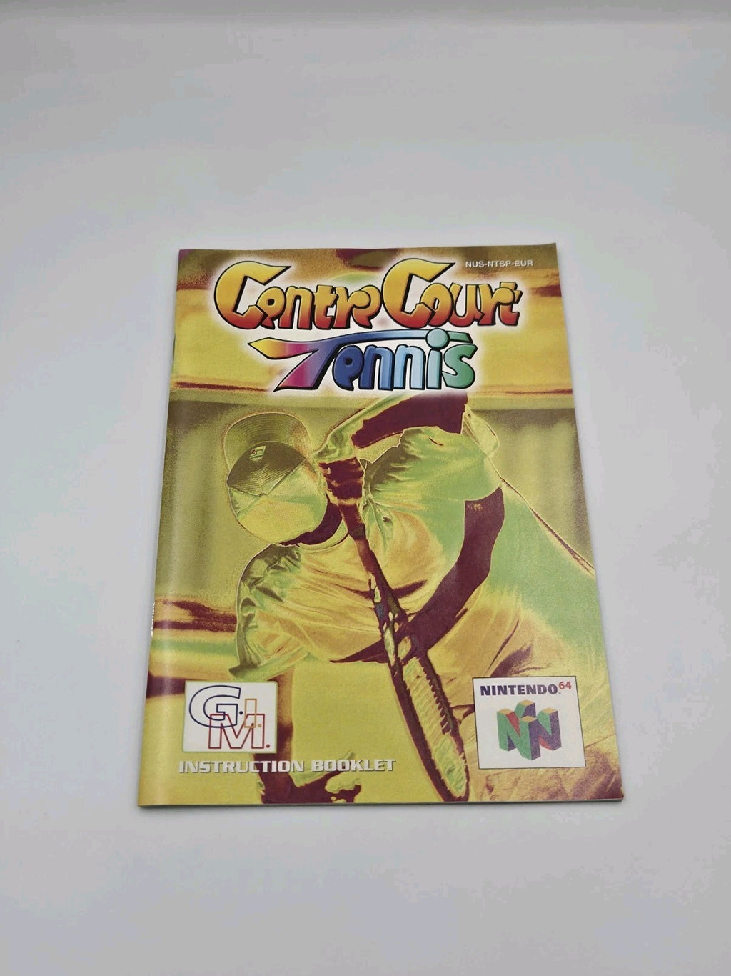 N64 Nintendo 64 Spiel Centre Court Tennis mit OVP und Anleitung EUR
