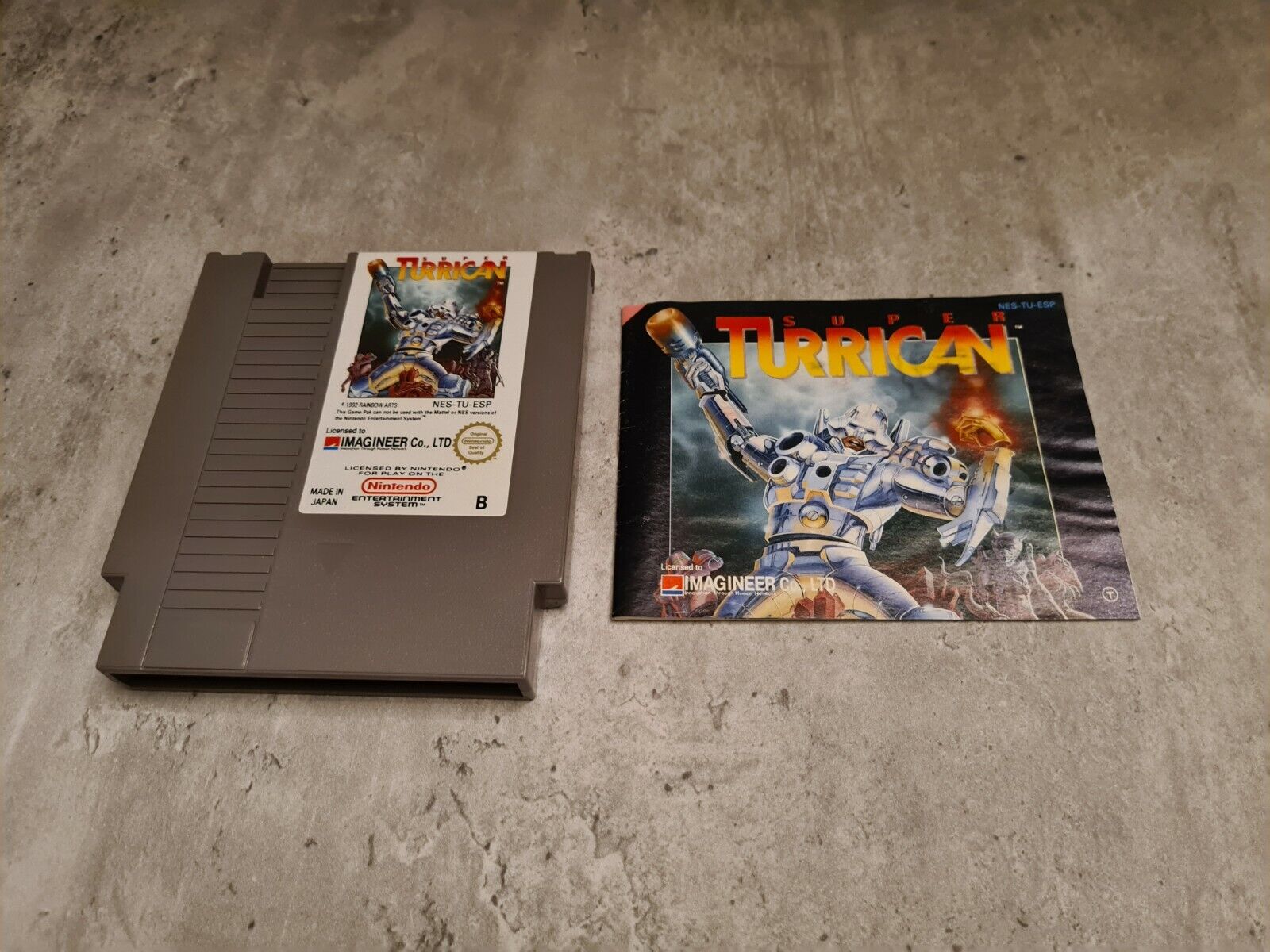 Nintendo NES Super Turrican mit OVP und Anleitung ESP - T-Retro-Games 