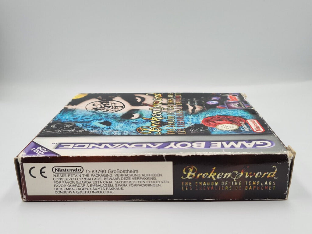 Game Boy Advance Broken Sword Shadow of The Templars mit OVP und Anleitung EUR - T-Retro-Games 