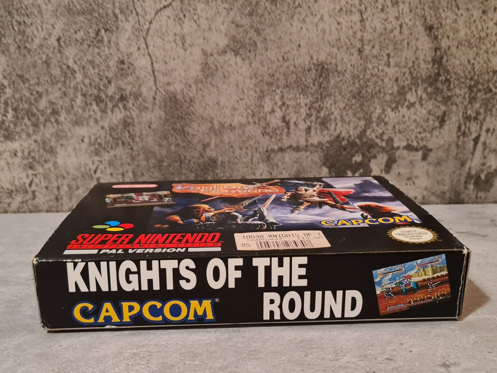 SNES Super Nintendo Knights of The Round mit OVP und Anleitung NOE - T-Retro-Games 