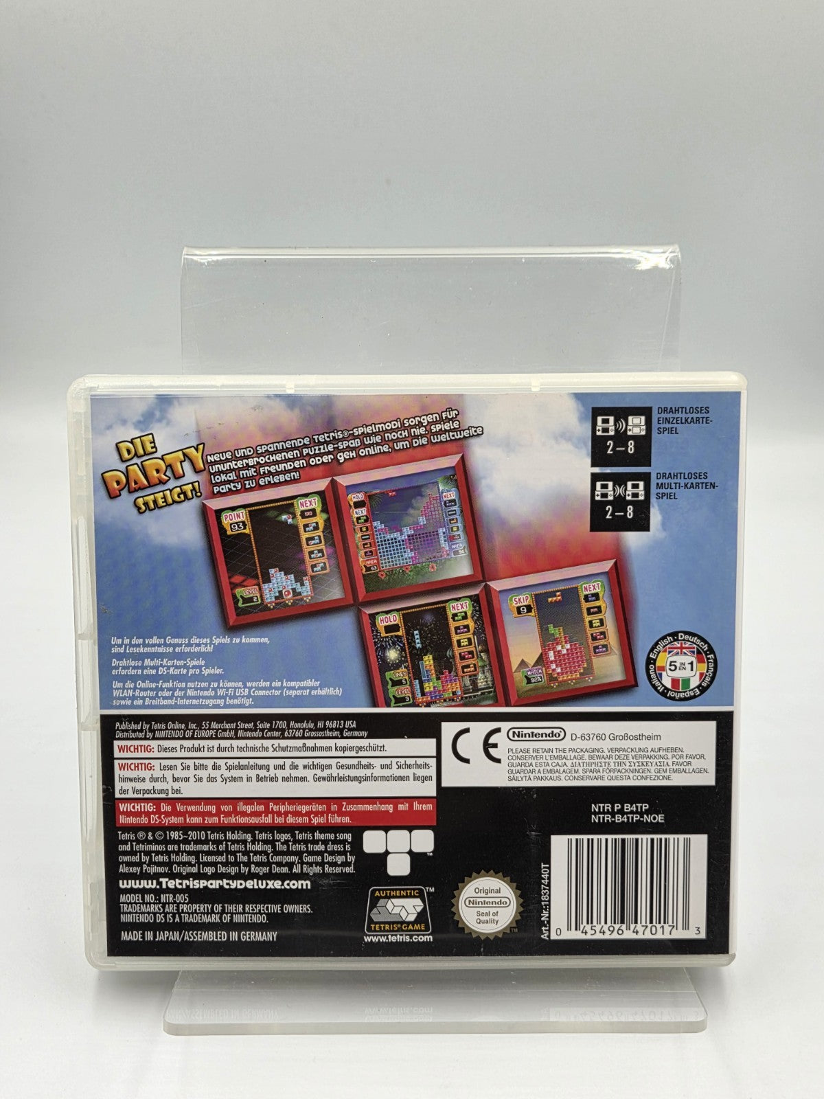 Nintendo DS Tetris Party Deluxe mit OVP und Anleitung NOE