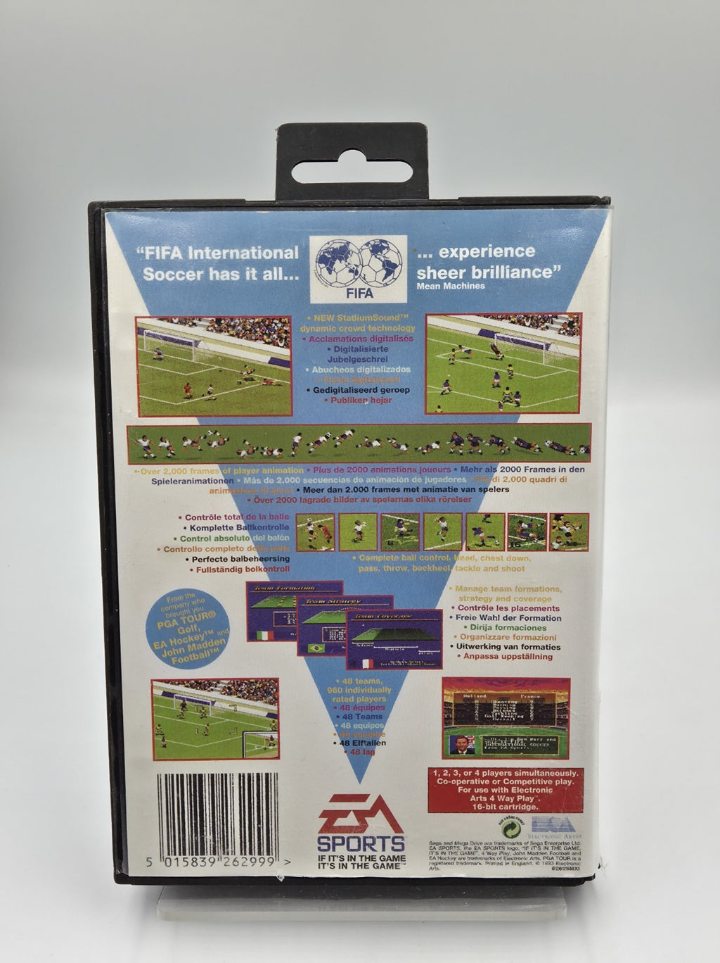 Sega Mega Drive Spiel Fifa International Soccer mit OVP und Anleitung