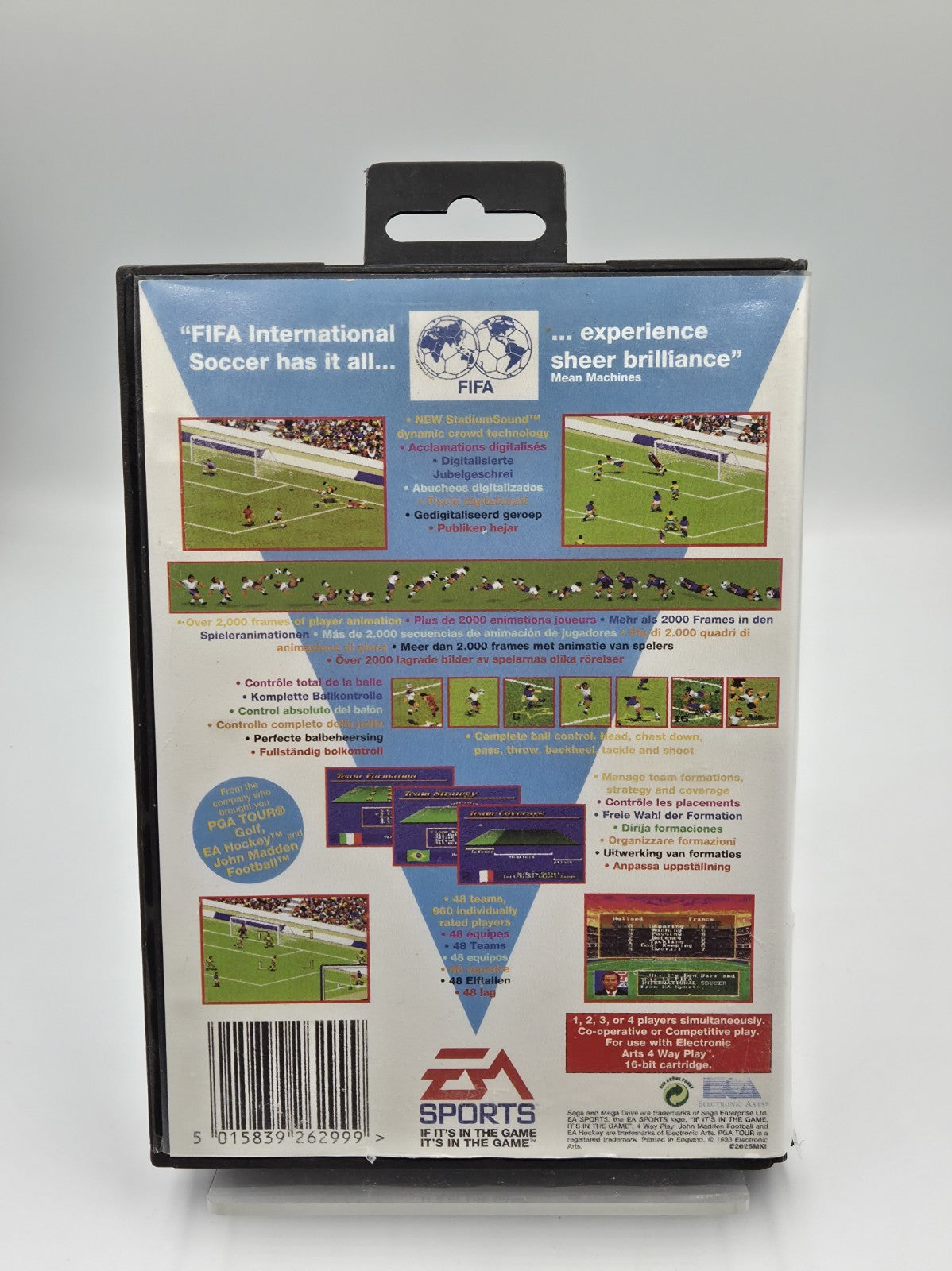 Sega Mega Drive Spiel Fifa International Soccer mit OVP und Anleitung