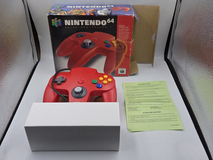 N64 Nintendo 64 Controller Joystick Rot Red OVP EUR