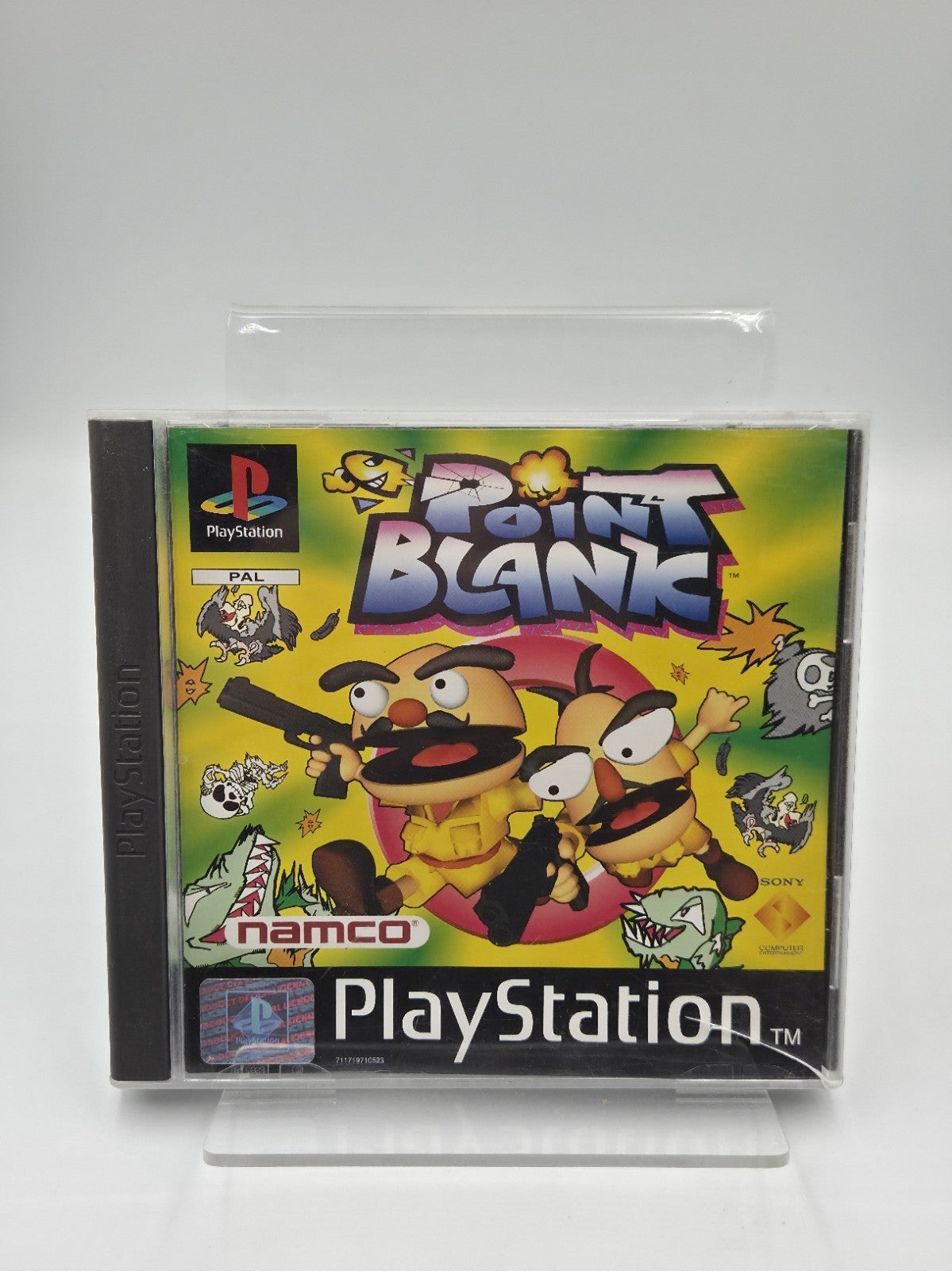 PS1 Playstation 1 Spiel Point Blank mit OVP und Anleitung Multilingual