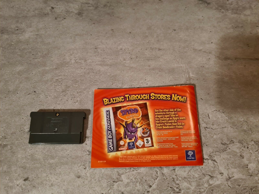 Gameboy Advance Crash Bandicoot Fusion mit OVP und Anleitung EUR - T-Retro-Games 