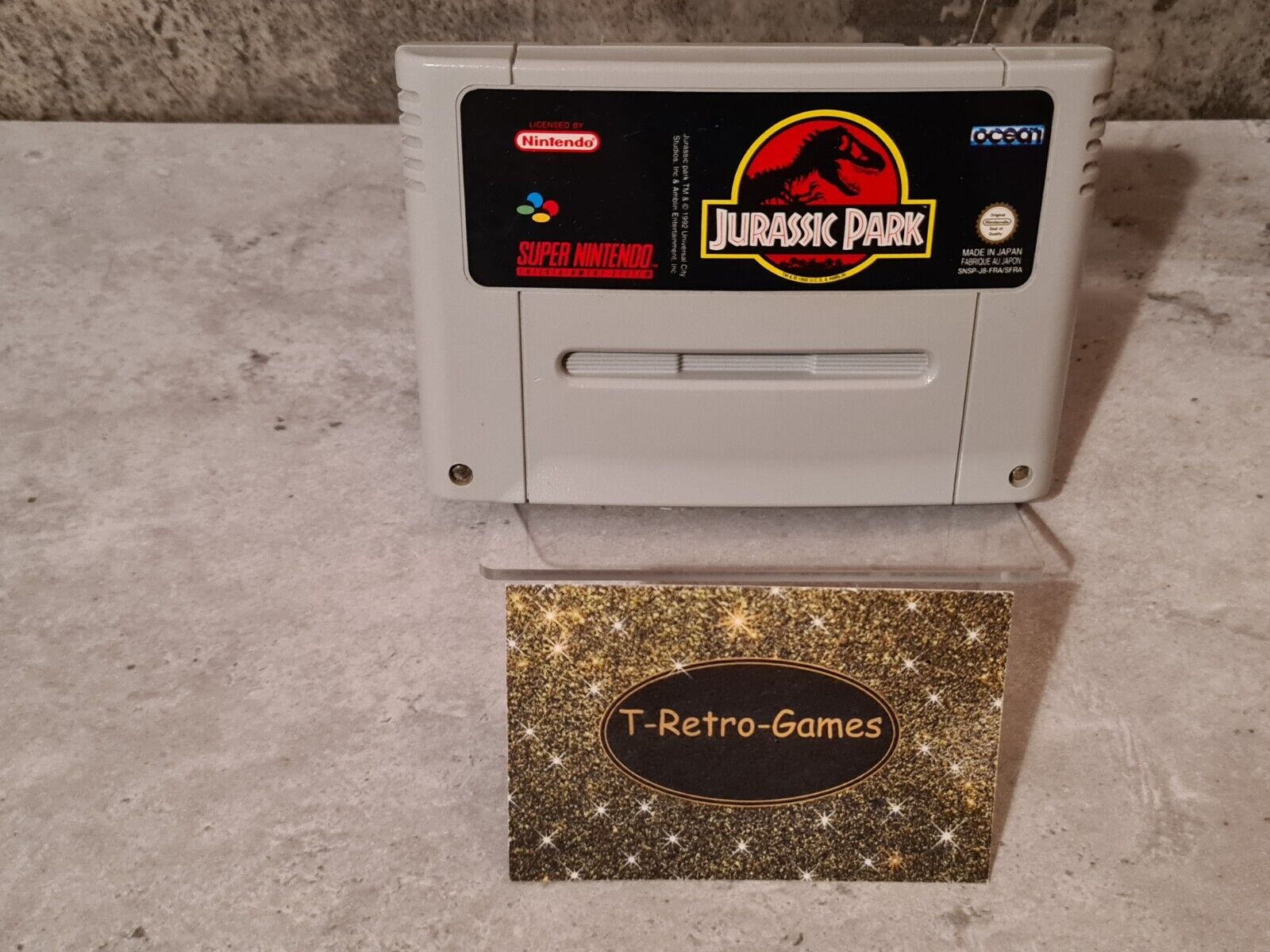SNES Super Nintendo Jurassic Park Modul FRA/SFRA - T-Retro-Games 
