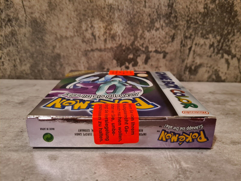 Nintendo Game Boy Color Pokemon Kristall Edition mit OVP und Anleitung NOE - T-Retro-Games 