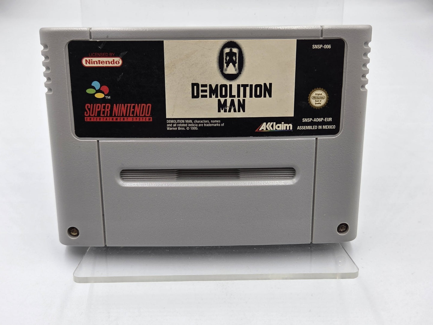 SNES Super Nintendo Demolition Man Modul EUR