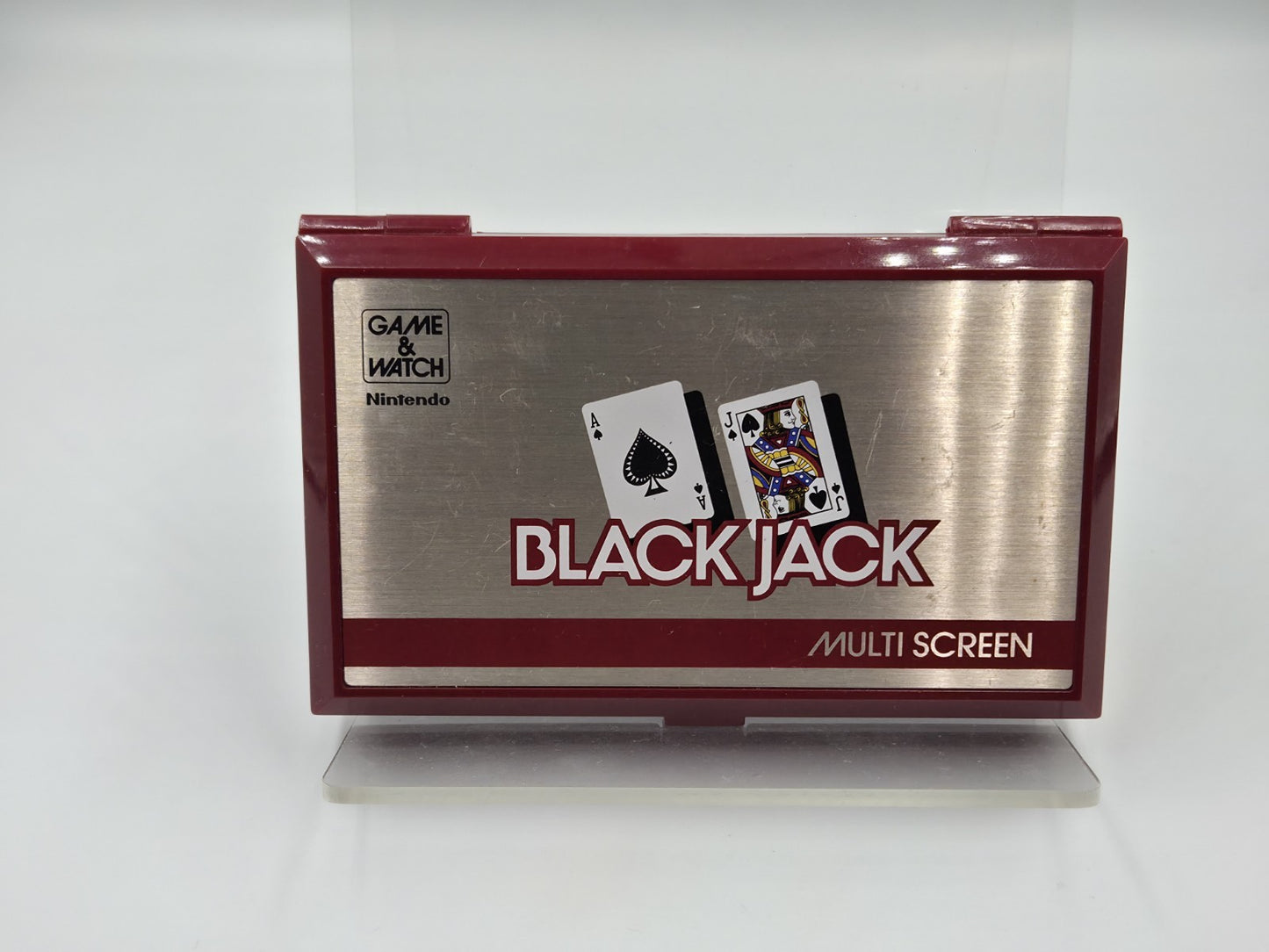 Nintendo Game & Watch Black Jack Konsole Console 1985 Multi Screen BJ-60