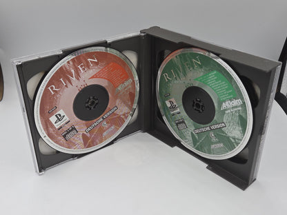 PS1 Playstation 1 Spiel Riven Sequel To Myst mit OVP und Anleitung Deutsch