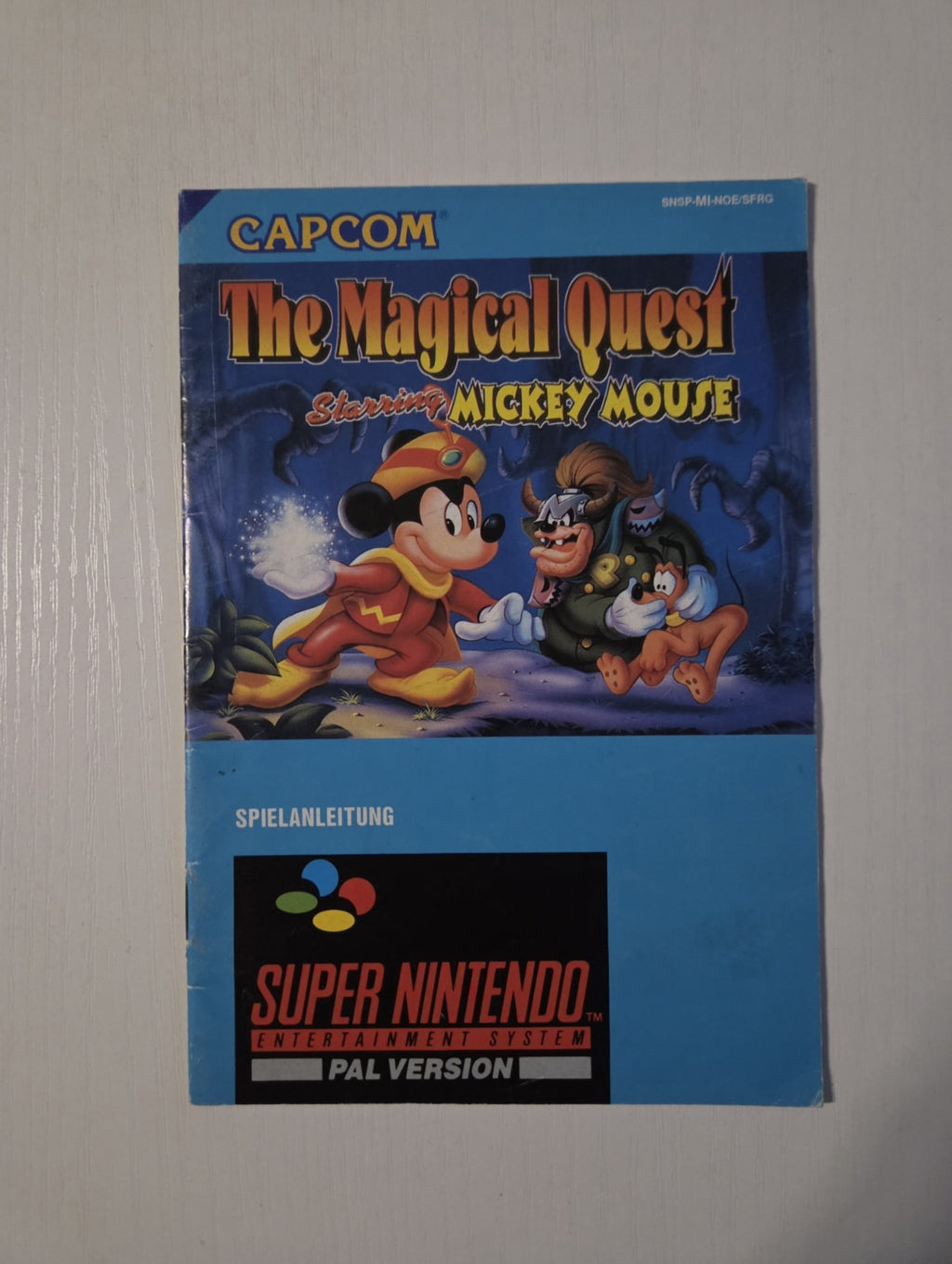 SNES The Magical Quest Starring Mickey Mouse Spielanleitung NOE/SFRG