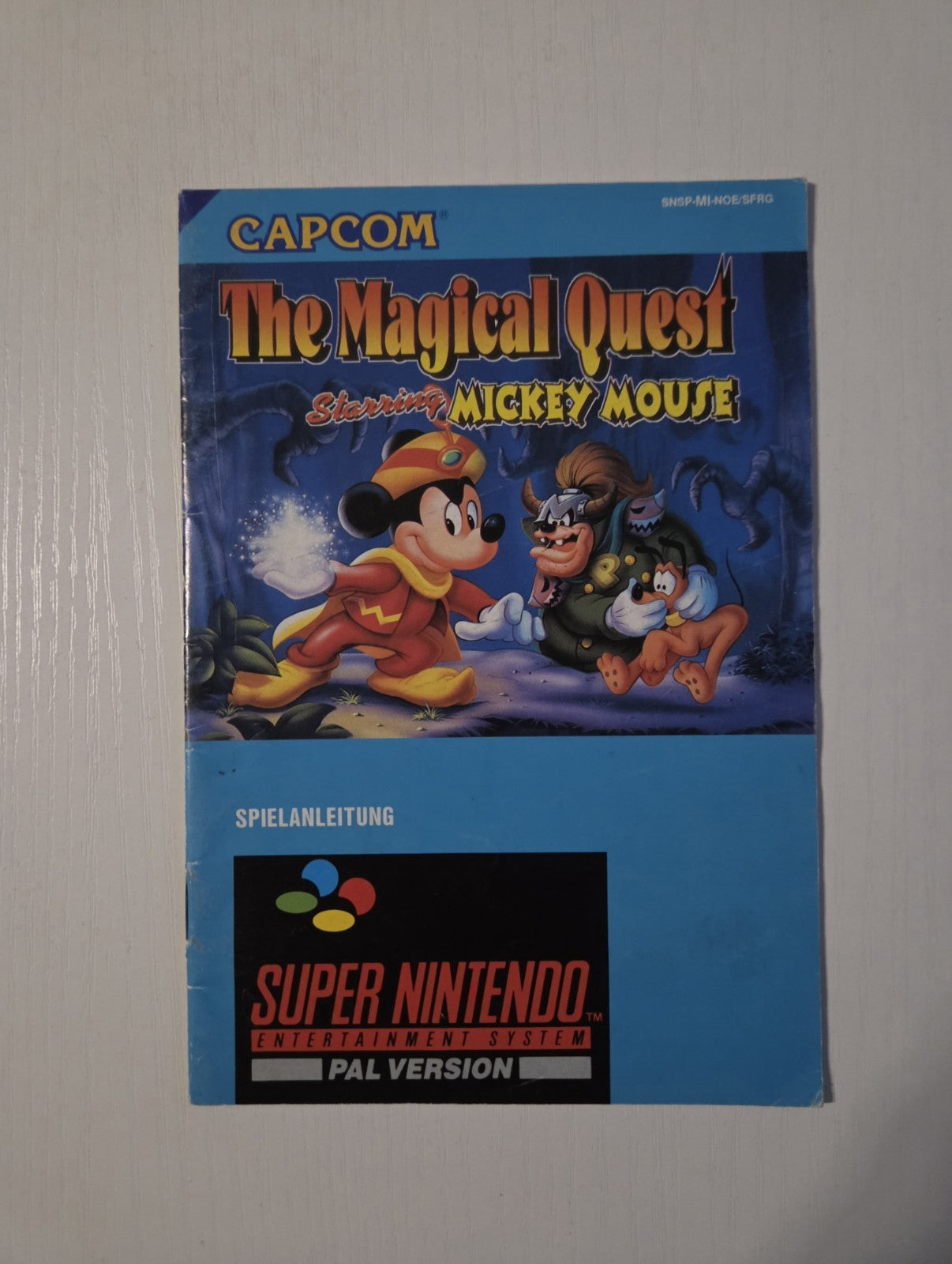 SNES The Magical Quest Starring Mickey Mouse Spielanleitung NOE/SFRG