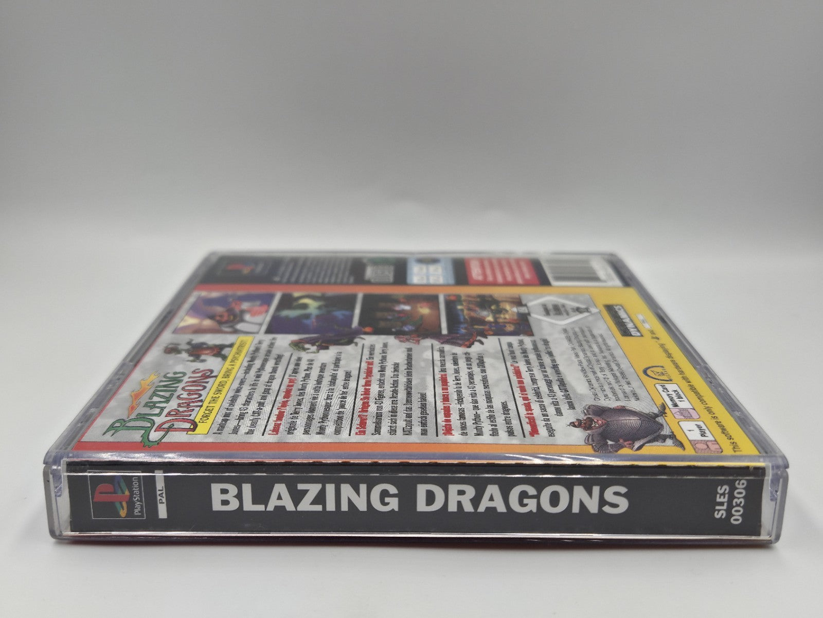 PS1 Playstation 1 Spiel Blazing Dragons mit OVP und Anleitung Multilingual