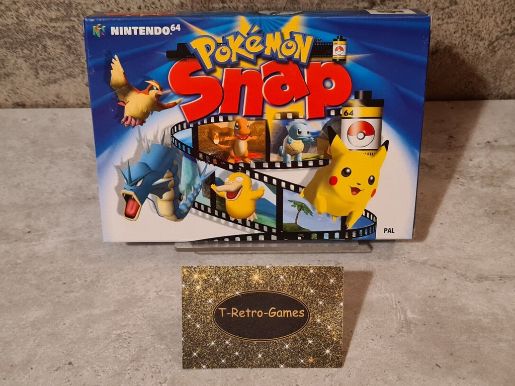 N64 Nintendo 64 Pokemon Snap New Old Stock Neu unbenutzt - T-Retro-Games 