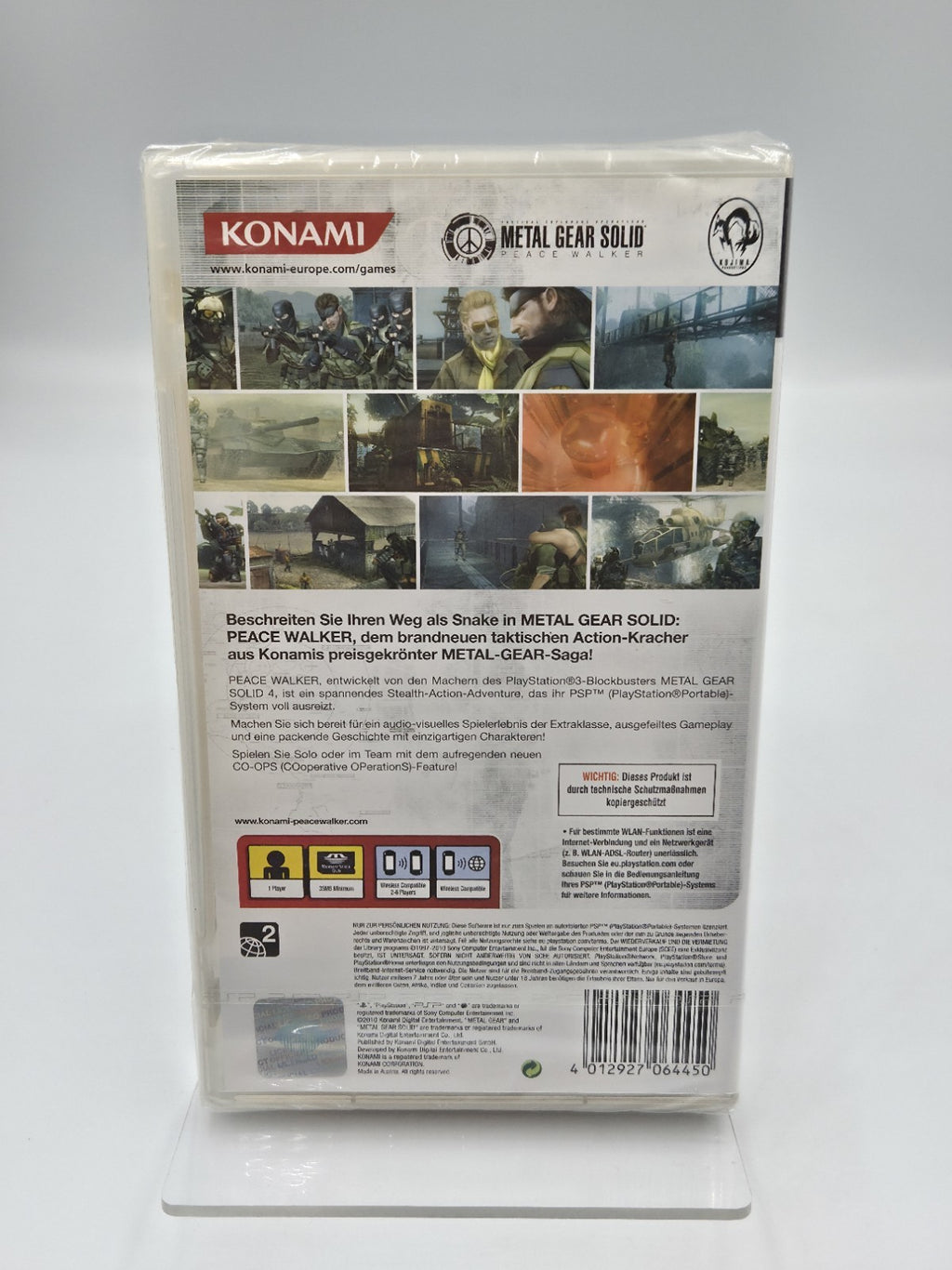 Sony PSP Spiel Metal Gear Solid Peace Walker OVP Neu NEW Sealed Deutsch