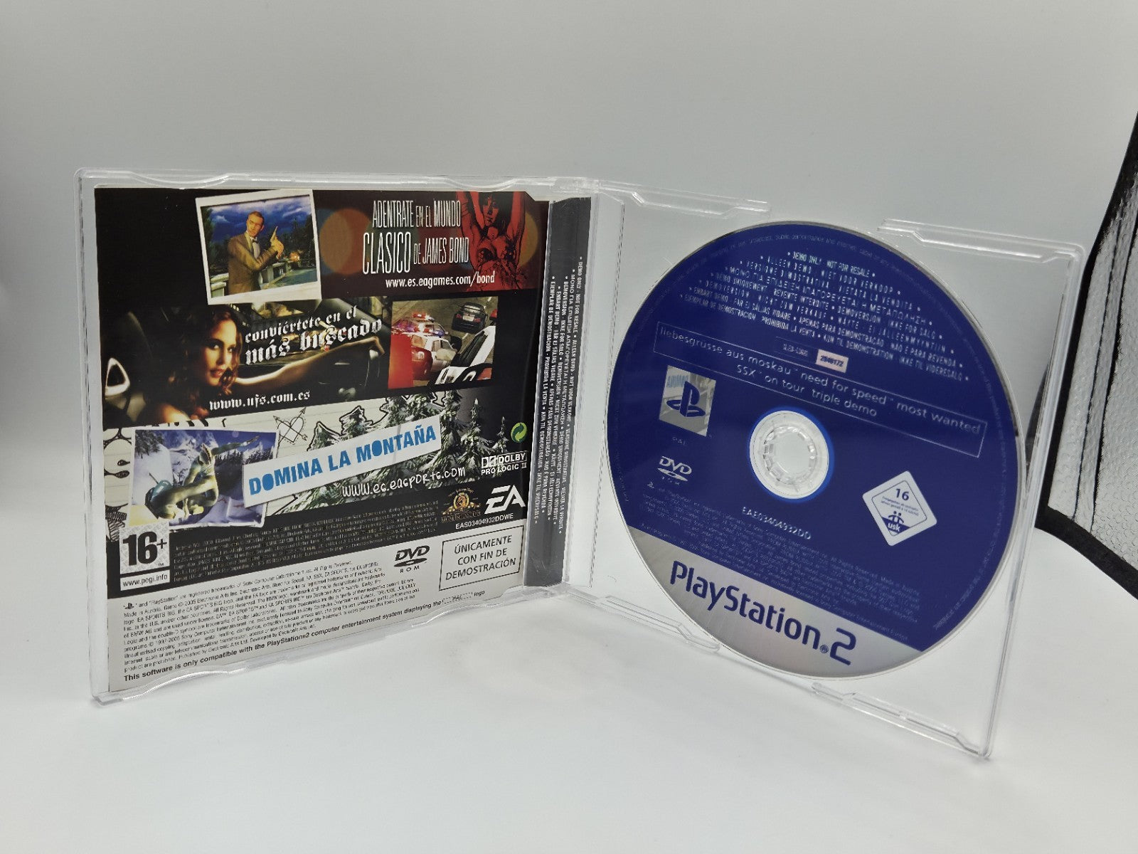 PS2 Playstation 2 Promo Only 007 Need For Speed SSX Not For Resale OVP ESP