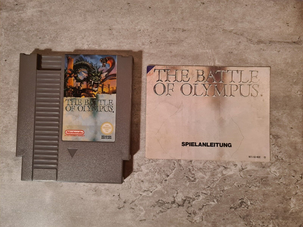NES The Battle of Olympus mit OVP und Anleitung NOE - T-Retro-Games 