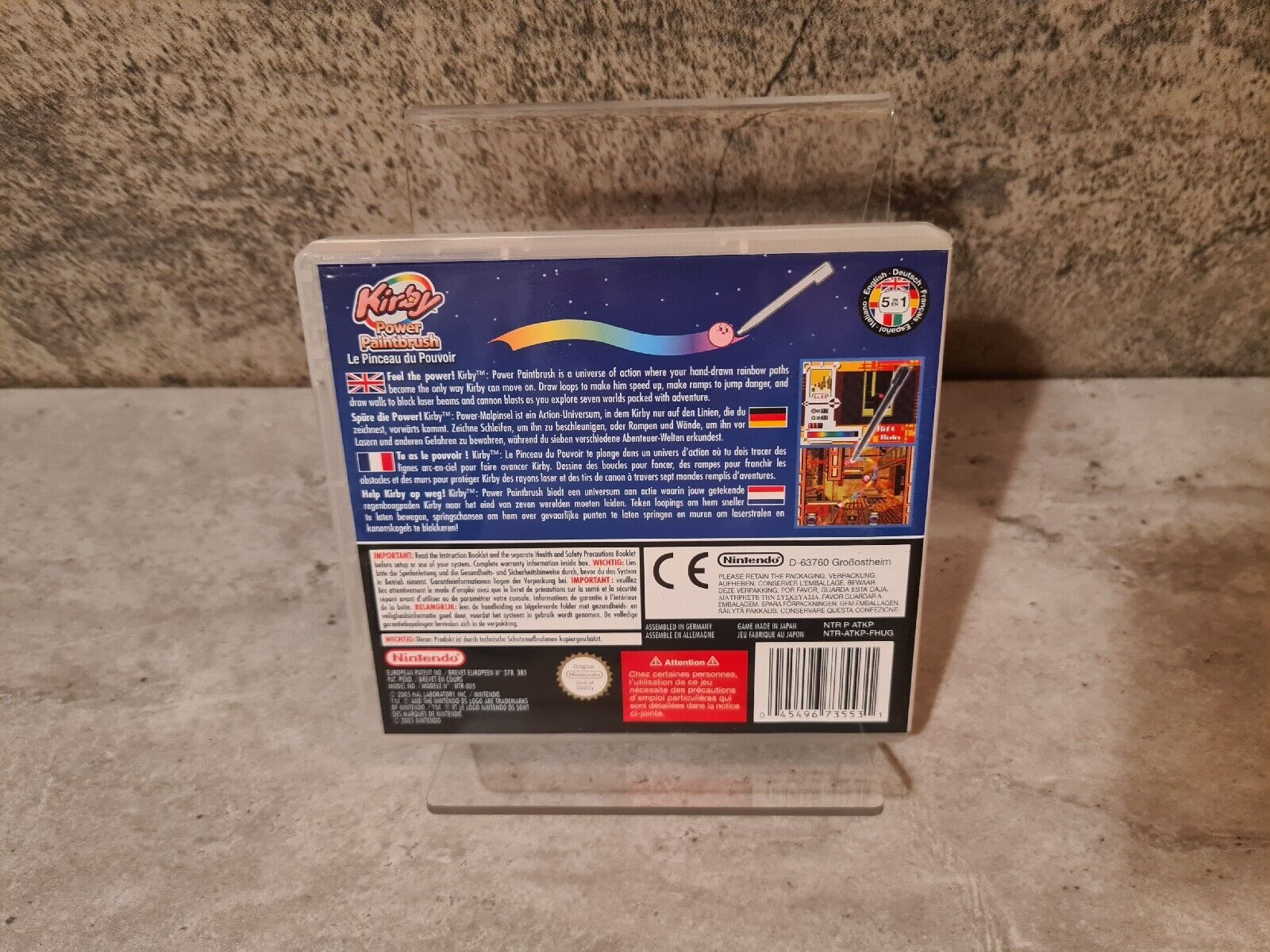 Nintendo DS Kirby Power Paintbrush mit OVP und Anleitung EUR - T-Retro-Games 