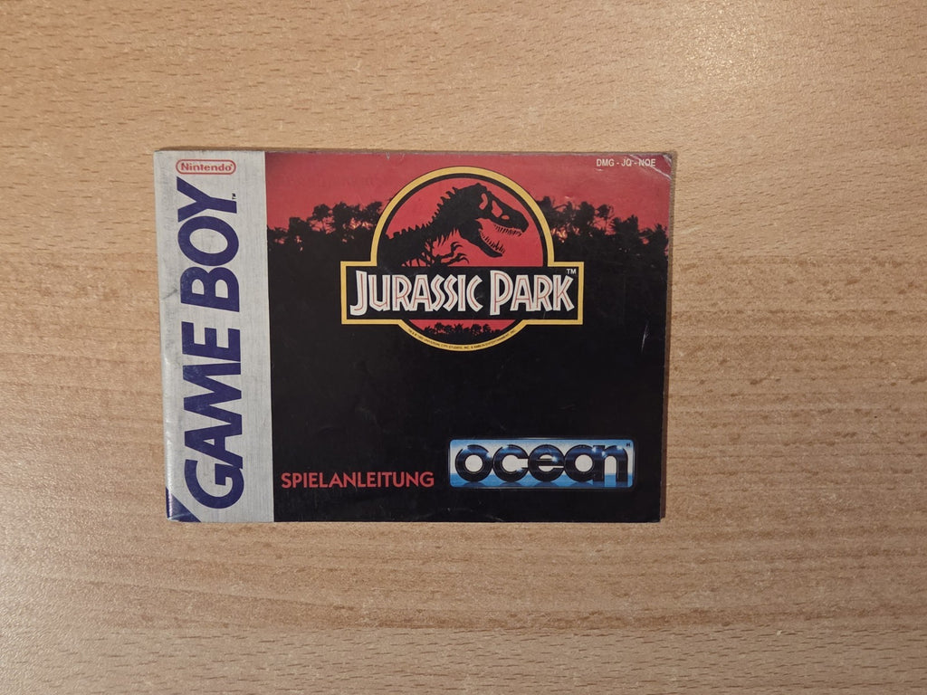Nintendo Game Boy Classic Jurassic Park Spielanleitung Instruction Booklet NOE