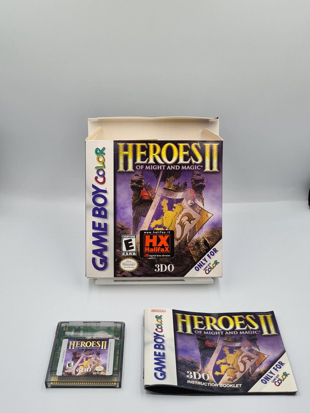 Nintendo Game Boy Color Heroes II Of Might And Magic mit OVP und Anleitung USA - T-Retro-Games 
