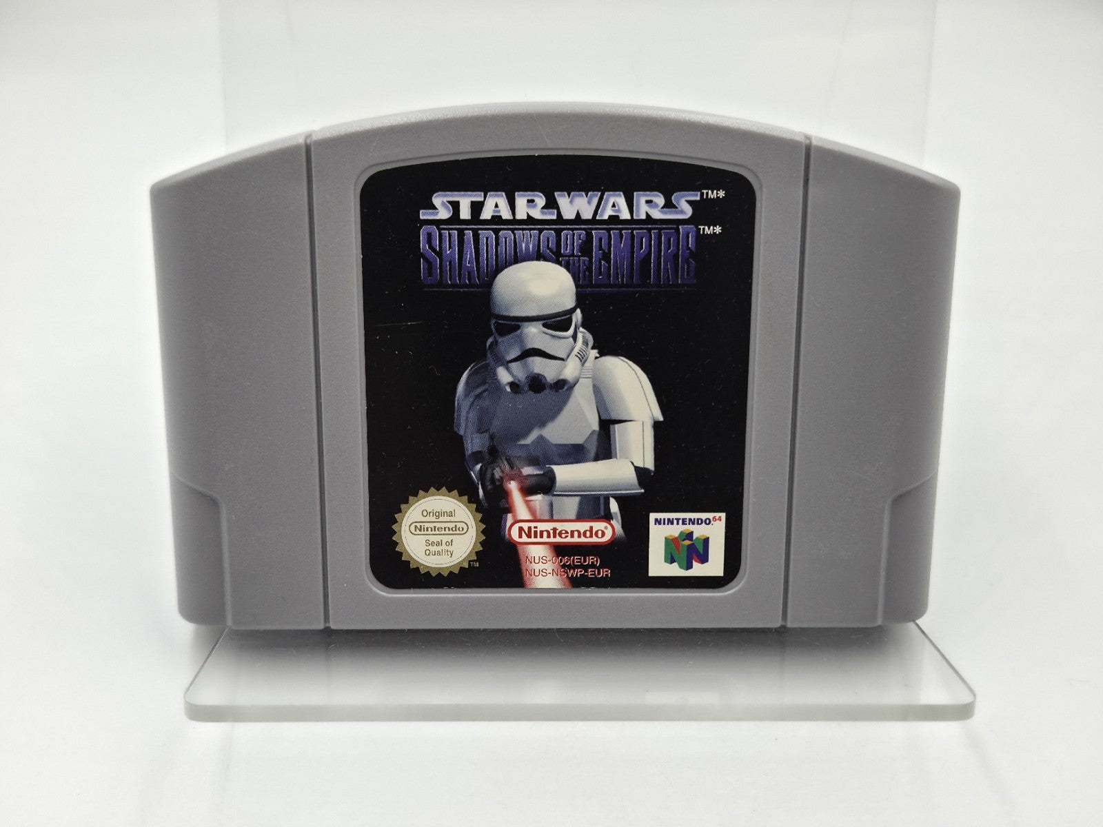 N64 Nintendo 64 Spiel Star Wars Shadows of The Empire EUR Modul