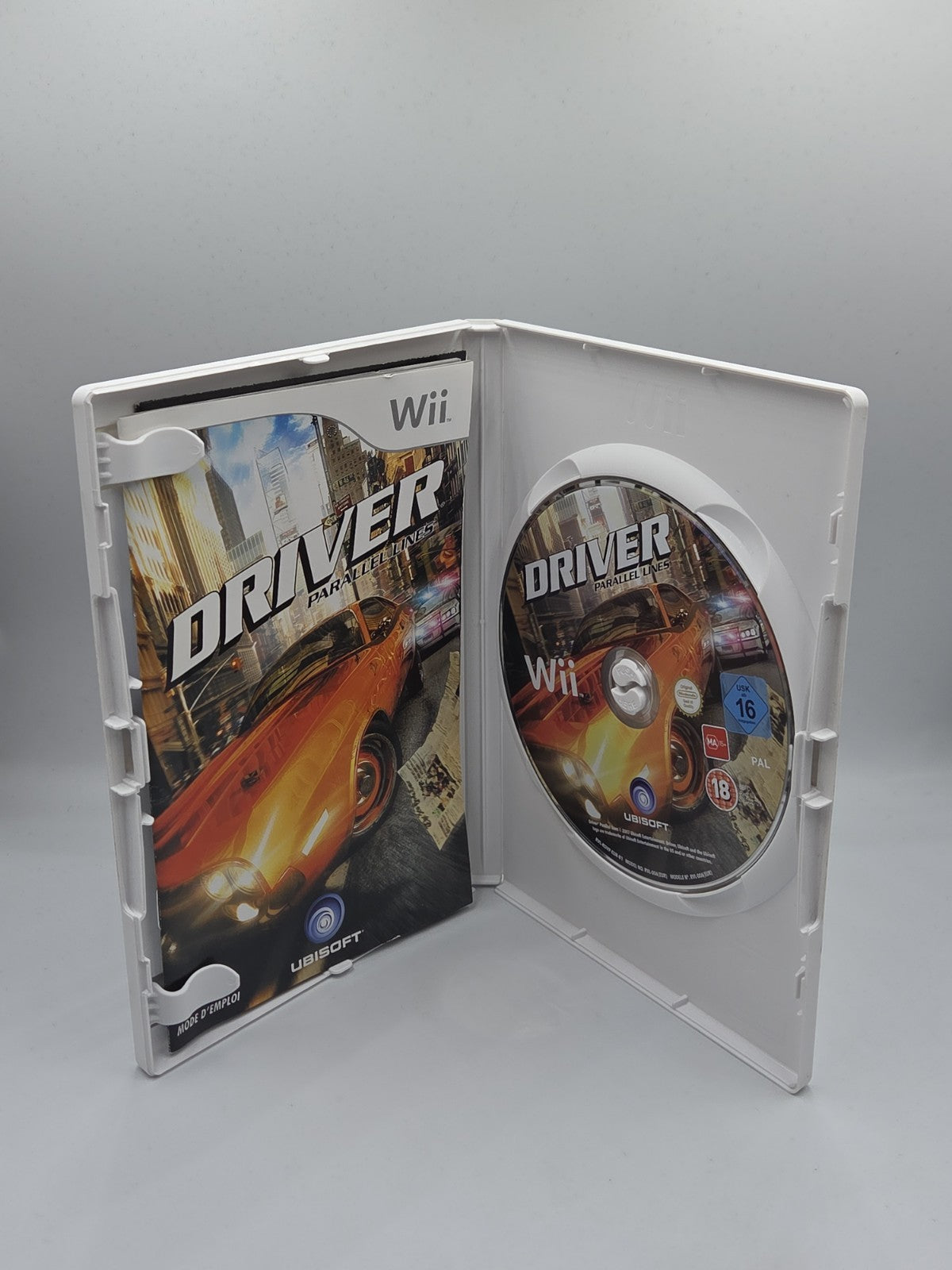 Nintendo Wii Spiel Driver Parallel Lines mit OVP und Anleitung UKV