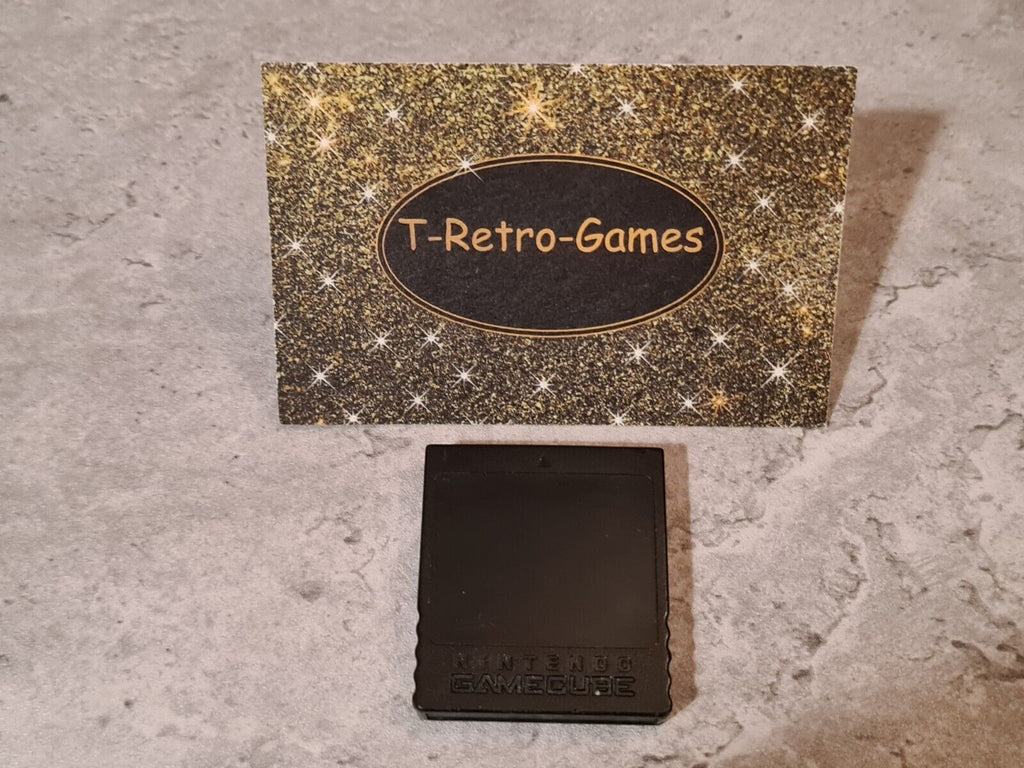 Nintendo Gamecube Memory Card 59 DOL-014 Memory Card Schwarz - T-Retro-Games 