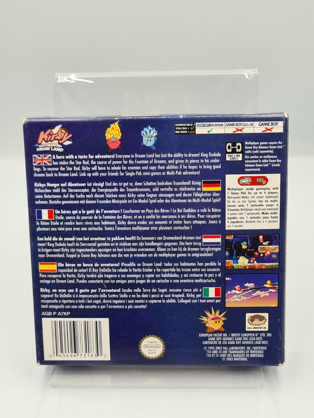 Nintendo Game Boy Advance Kirby Nightmare In Dream Land + OVP und Anleitung EUR - T-Retro-Games 