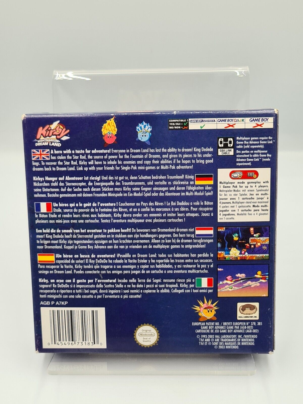 Nintendo Game Boy Advance Kirby Nightmare In Dream Land + OVP und Anleitung EUR - T-Retro-Games 