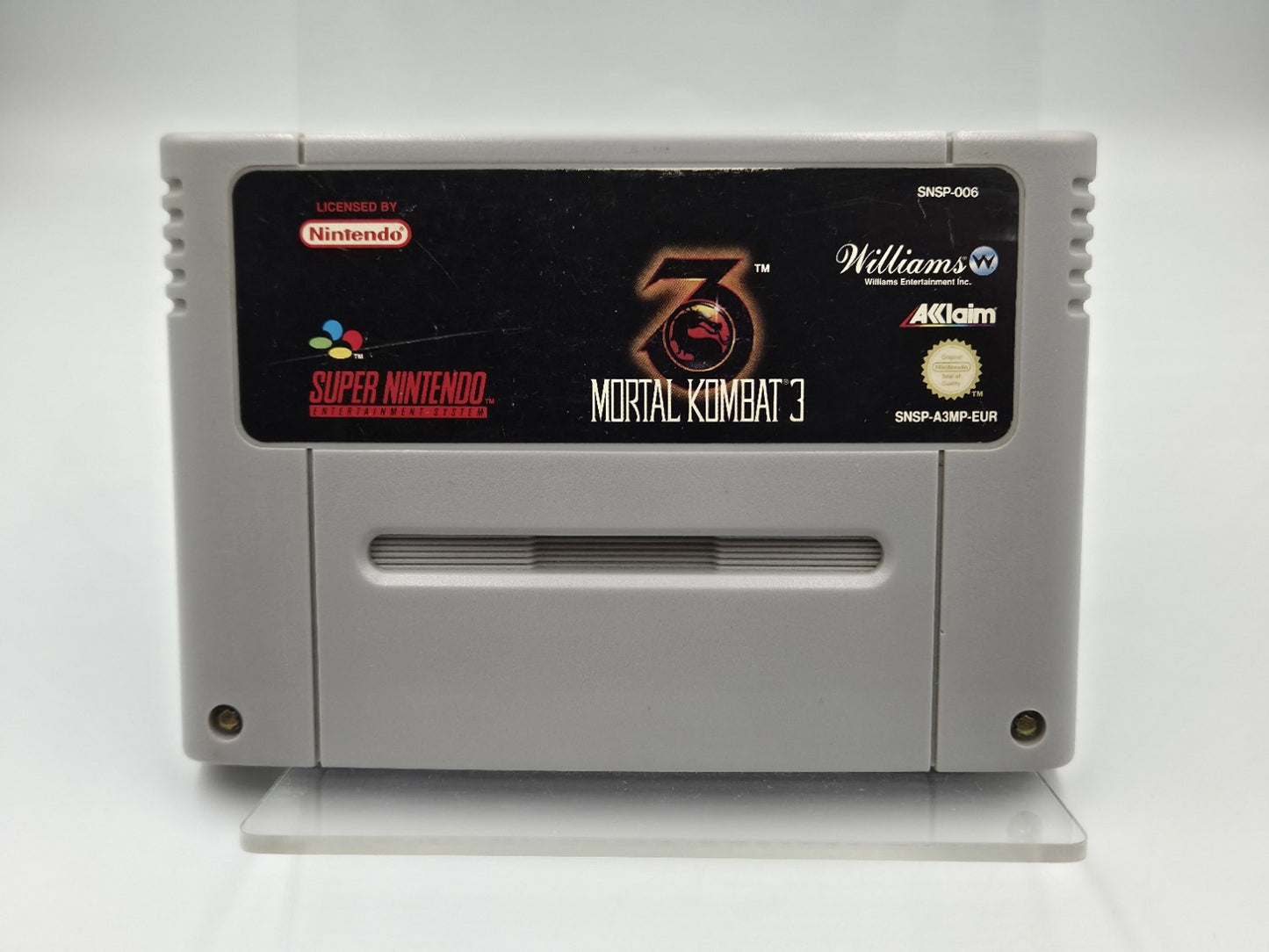 SNES Super Nintendo Spiel Mortal Kombat 3 Modul EUR