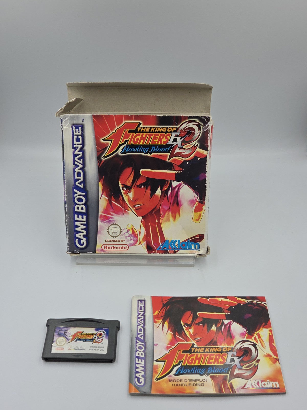Game Boy Advance The King of Fighters Ex 2 Howling Blood + OVP und Anleitung EUR