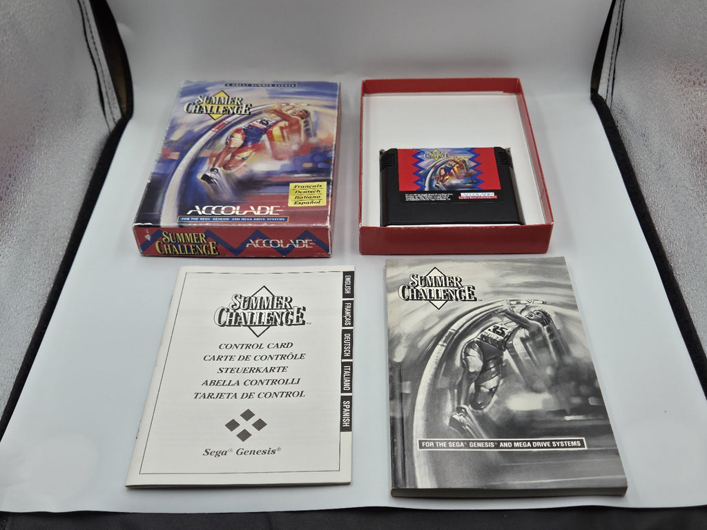 Sega Mega Drive / Genesis Spiel Summer Challenge mit OVP und Anleitung 