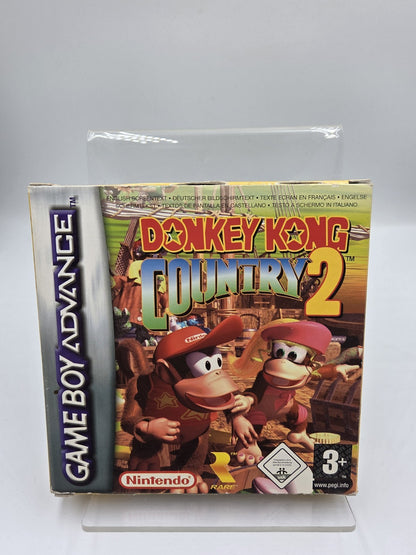 Nintendo Game Boy Advance Donkey Kong Country 2 mit OVP und Anleitung EUR