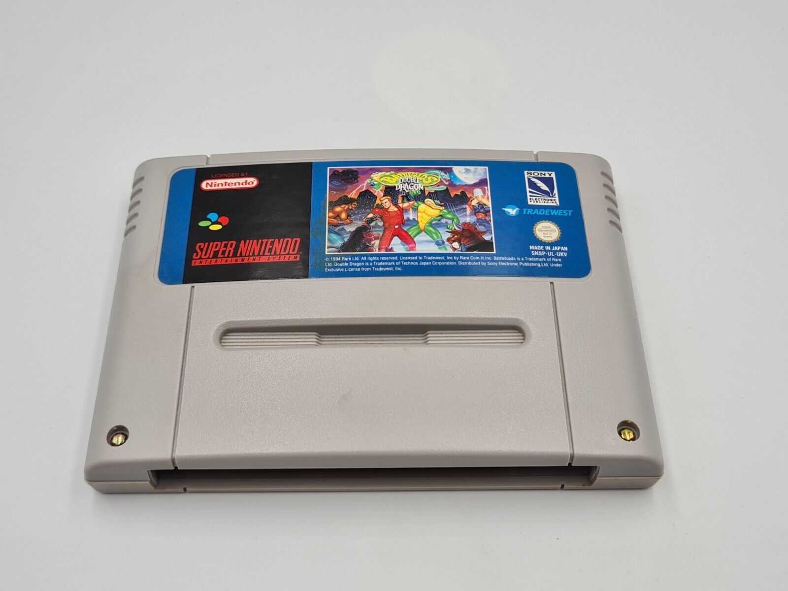 SNES Super Nintendo Battletoads Double Dragon mit OVP und Anleitung UKV - T-Retro-Games 