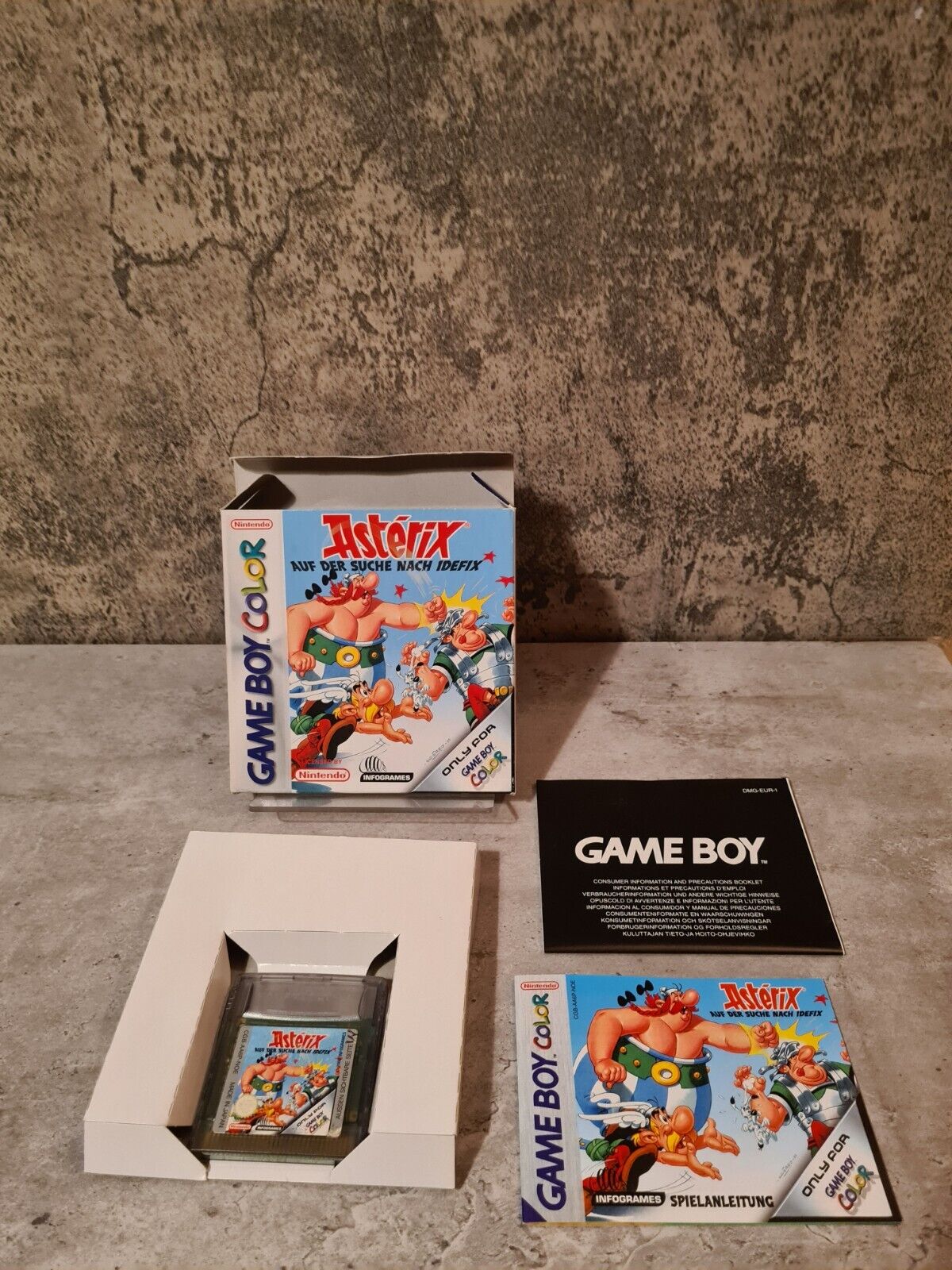 Game Boy Color Asterix Auf der Suche nach Idefix mit OVP und Anleitung NOE - T-Retro-Games 