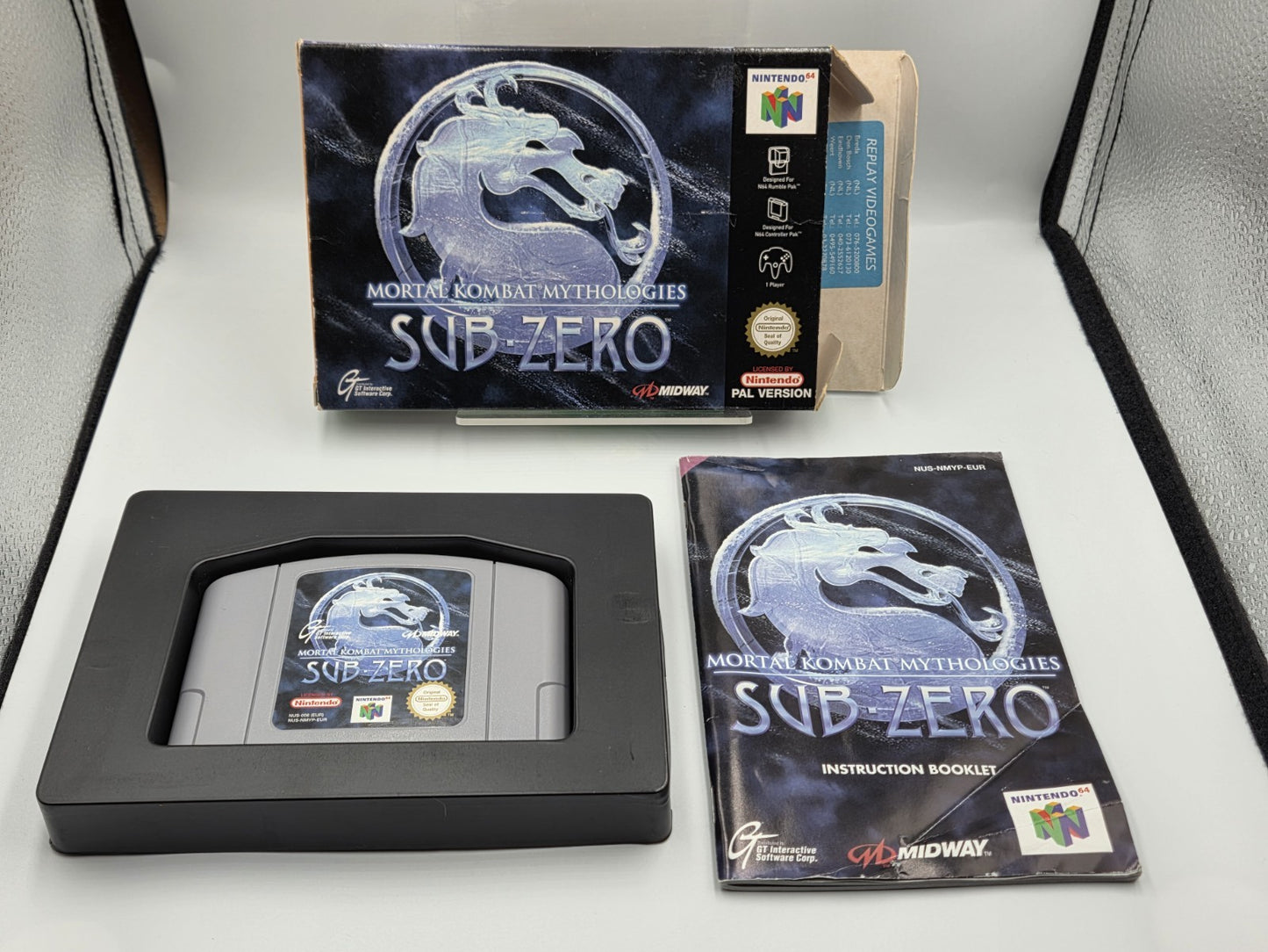 N64 Nintendo 64 Mortal Kombat Mythologies Sub Zero mit OVP und Anleitung EUR