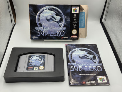 N64 Nintendo 64 Mortal Kombat Mythologies Sub Zero mit OVP und Anleitung EUR