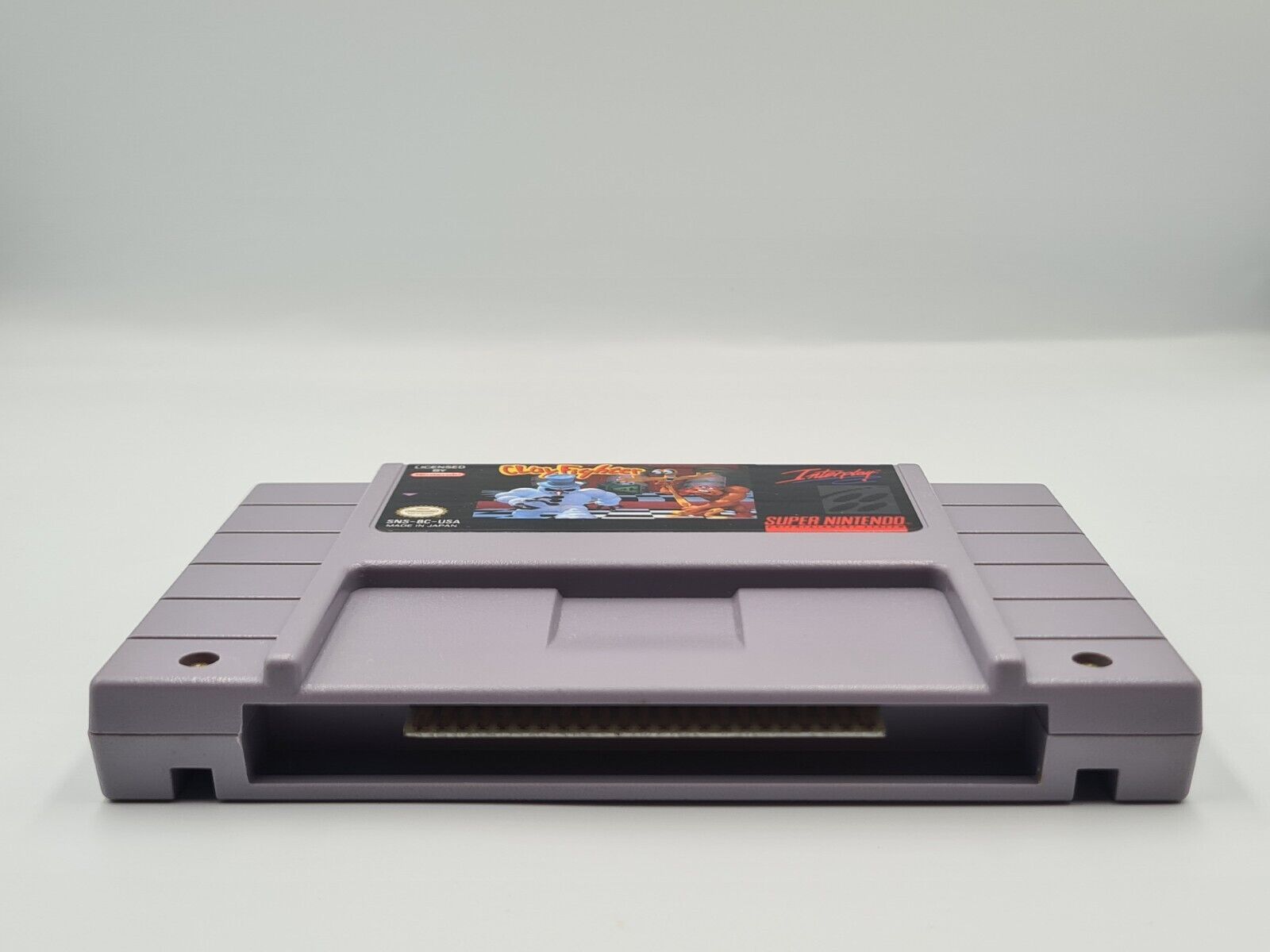 SNES Super Nintendo Clay Fighter NTSC USA Modul - T-Retro-Games 