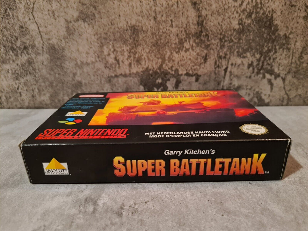 SNES Super Nintendo Super Battletank mit OVP und Anleitung FAH - T-Retro-Games 