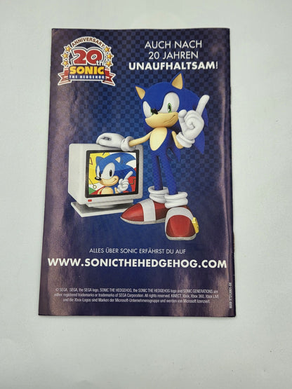 XBOX360 Spiel Sonic Generations mit OVP und Anleitung Deutsch