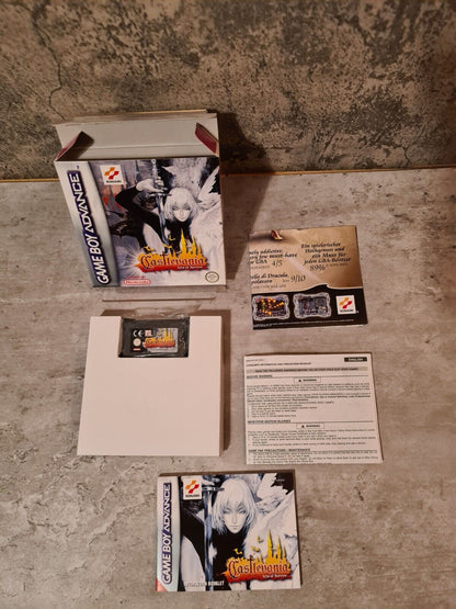 Nintendo Gameboy Advance Castlevania Aria of Sorrow + OVP+Anleitung + Poster EUR - T-Retro-Games 