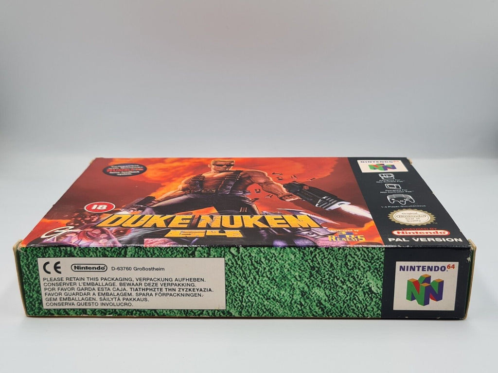 N64 Nintendo 64 Duke Nukem 64 mit OVP und Anleitung UKV - T-Retro-Games 