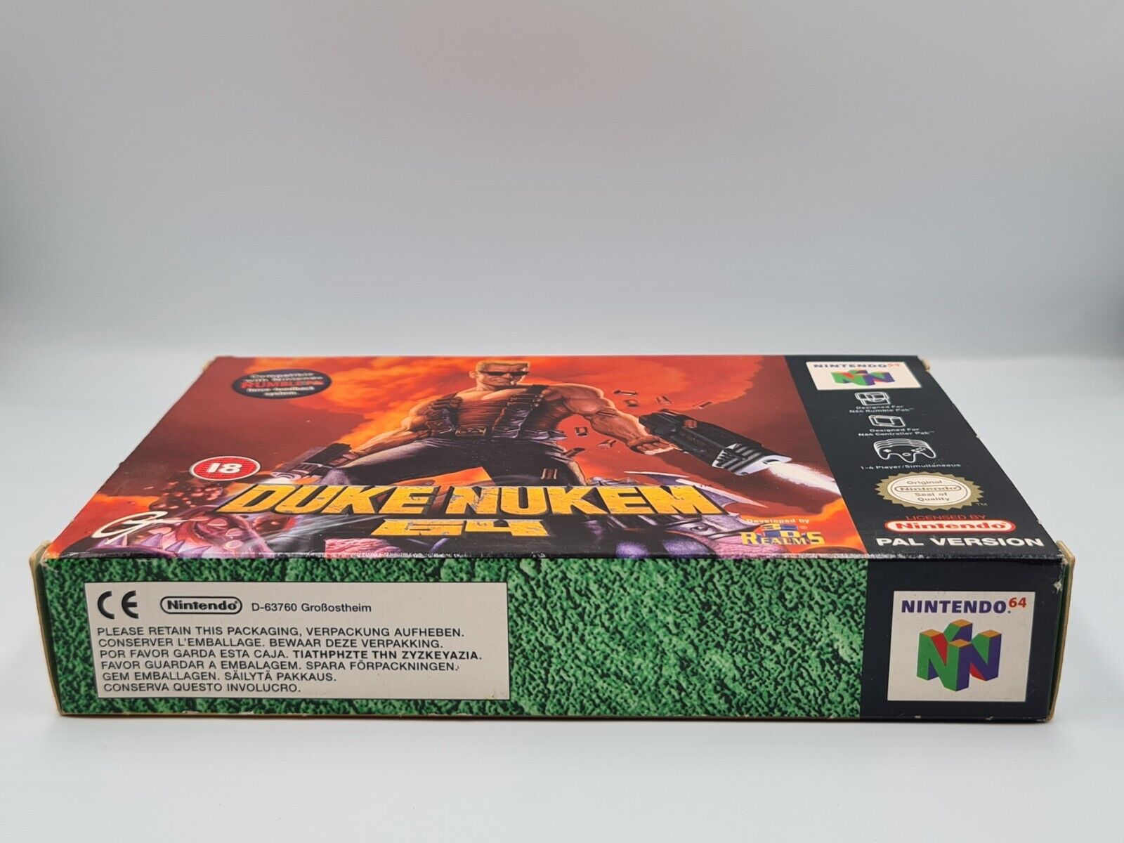 N64 Nintendo 64 Duke Nukem 64 mit OVP und Anleitung UKV - T-Retro-Games 