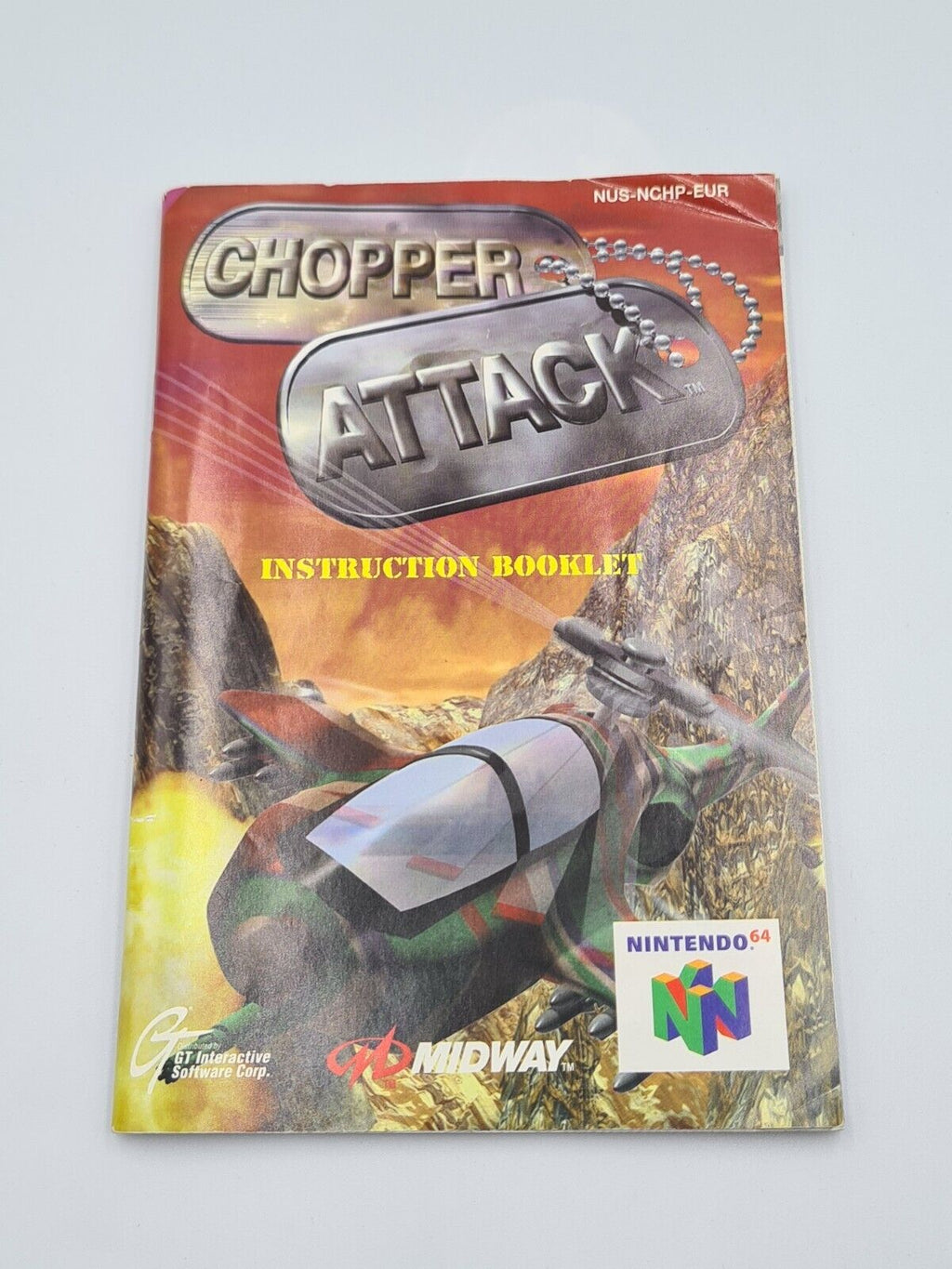 N64 Nintendo 64 Chopper Attack mit OVP und Anleitung EUR - T-Retro-Games 
